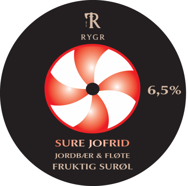 RYGR Sure Jofrid, Jordbær & fløte surøl Polykeg 24l.