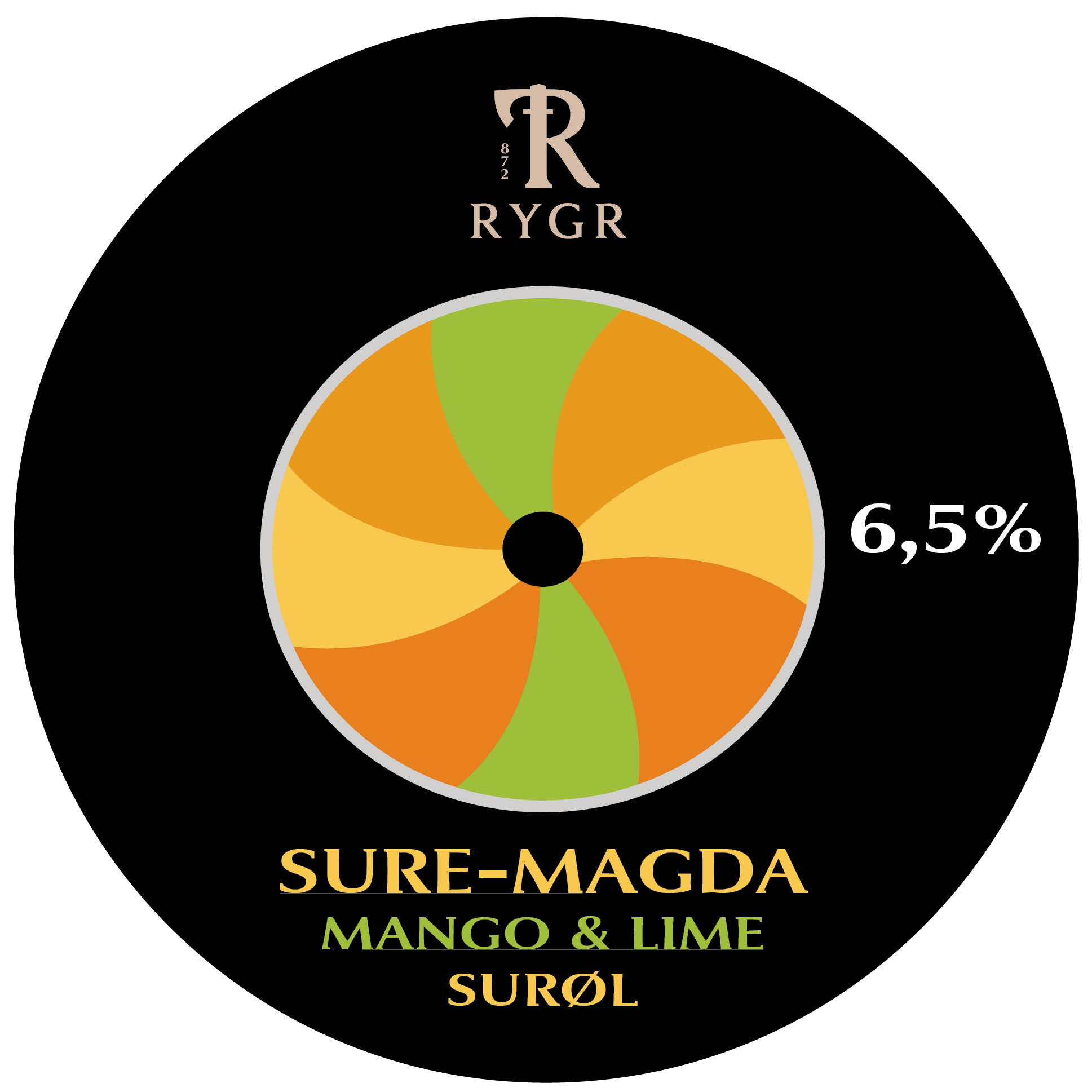 RYGR SURE MAGDA MANGO/LIME SURØL Keykeg 20L