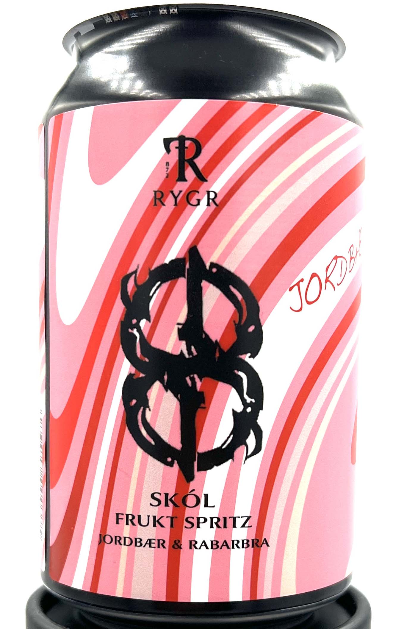 RYGR SKÔL Frukt Spritz - Jordbær & Rabarbra
