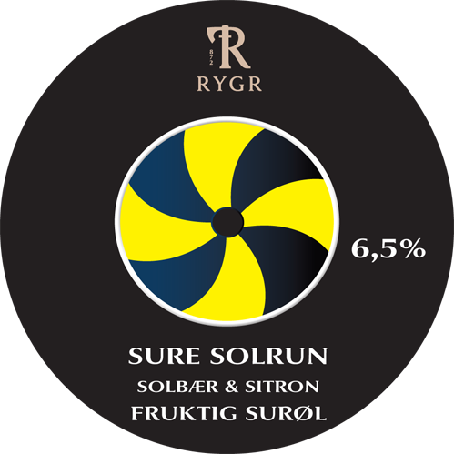 RYGR Sure Solrun - Solbær/Sitron 24L KEG